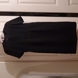 Vintage black fitted maxi dress